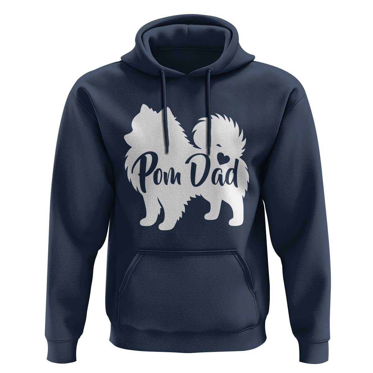 Proud Pomeranian Dad Hoodie Small Breed Dog Owner Gift