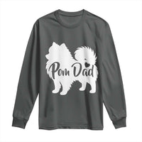 Proud Pomeranian Dad Long Sleeve Shirt Small Breed Dog Owner Gift
