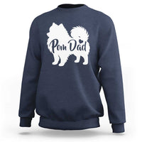 Proud Pomeranian Dad Sweatshirt Small Breed Dog Owner Gift