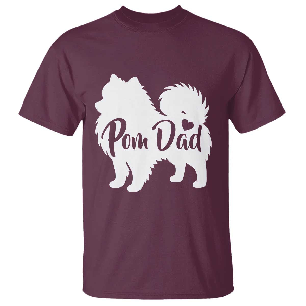 Proud Pomeranian Dad T Shirt Small Breed Dog Owner Gift