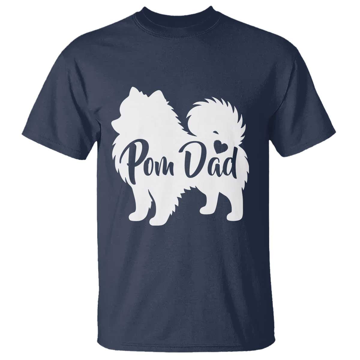Proud Pomeranian Dad T Shirt Small Breed Dog Owner Gift