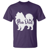 Proud Pomeranian Dad T Shirt Small Breed Dog Owner Gift