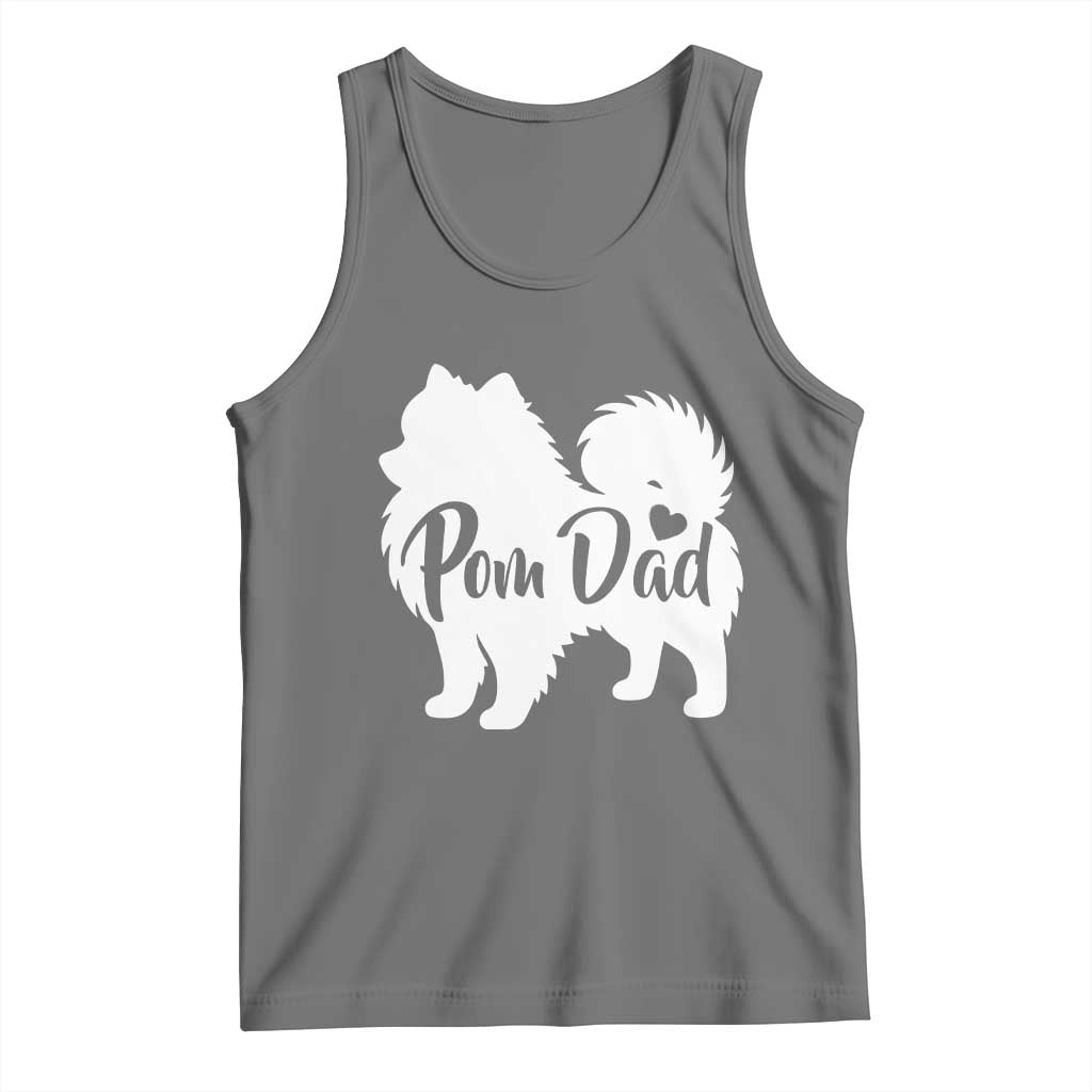 Proud Pomeranian Dad Tank Top Small Breed Dog Owner Gift