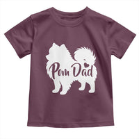 Proud Pomeranian Dad Toddler T Shirt Small Breed Dog Owner Gift