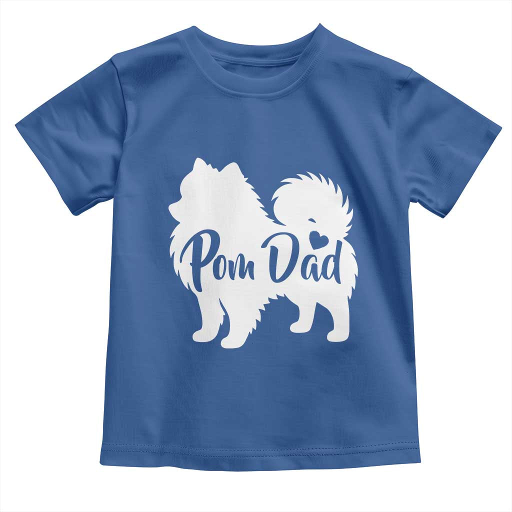 Proud Pomeranian Dad Toddler T Shirt Small Breed Dog Owner Gift