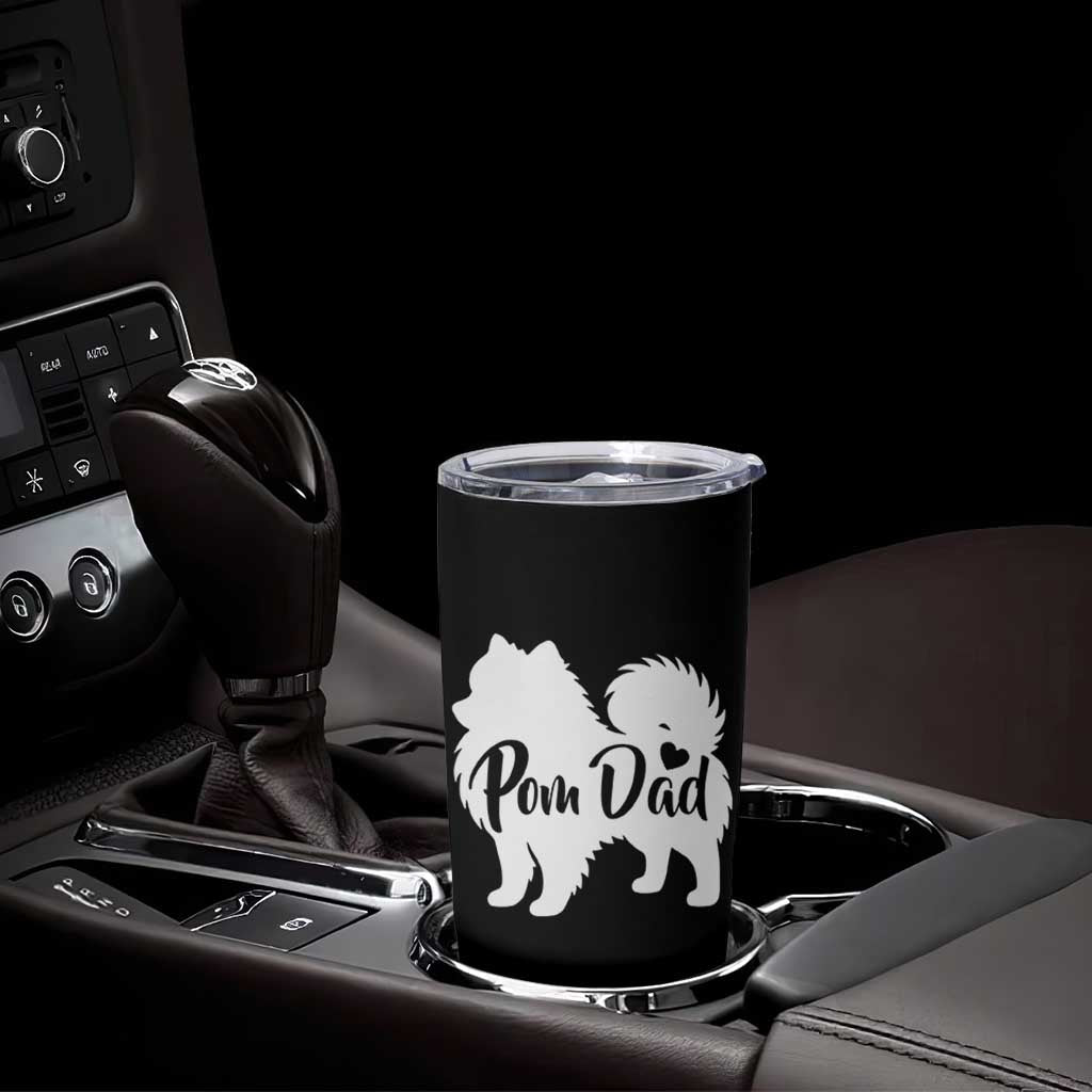 Proud Pomeranian Dad Tumbler Cup Small Breed Dog Owner Gift