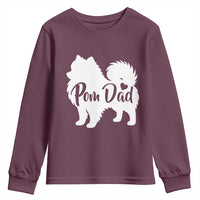 Proud Pomeranian Dad Youth Sweatshirt Small Breed Dog Owner Gift