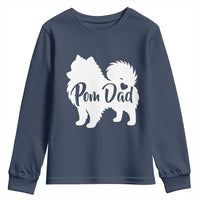 Proud Pomeranian Dad Youth Sweatshirt Small Breed Dog Owner Gift