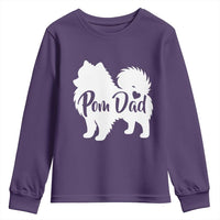 Proud Pomeranian Dad Youth Sweatshirt Small Breed Dog Owner Gift