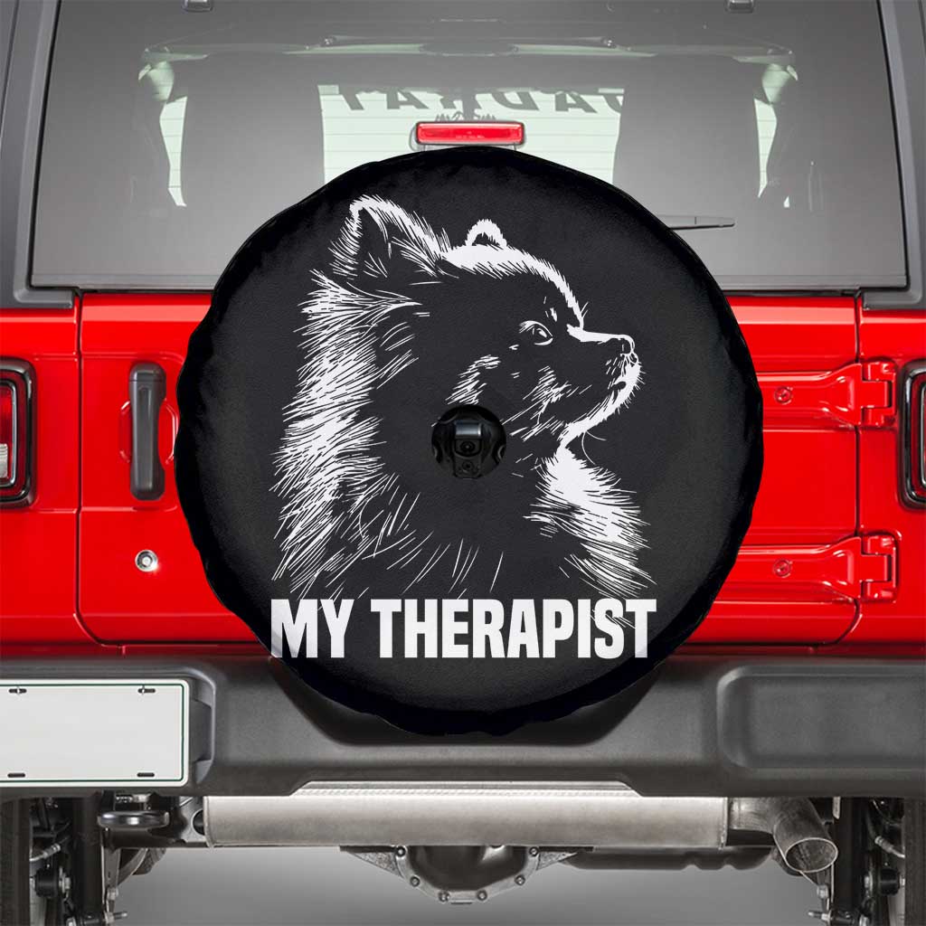 My Therapist Is A Pomeranian Spare Tire Cover Dog Lover Gift Idea
