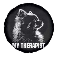 My Therapist Is A Pomeranian Spare Tire Cover Dog Lover Gift Idea
