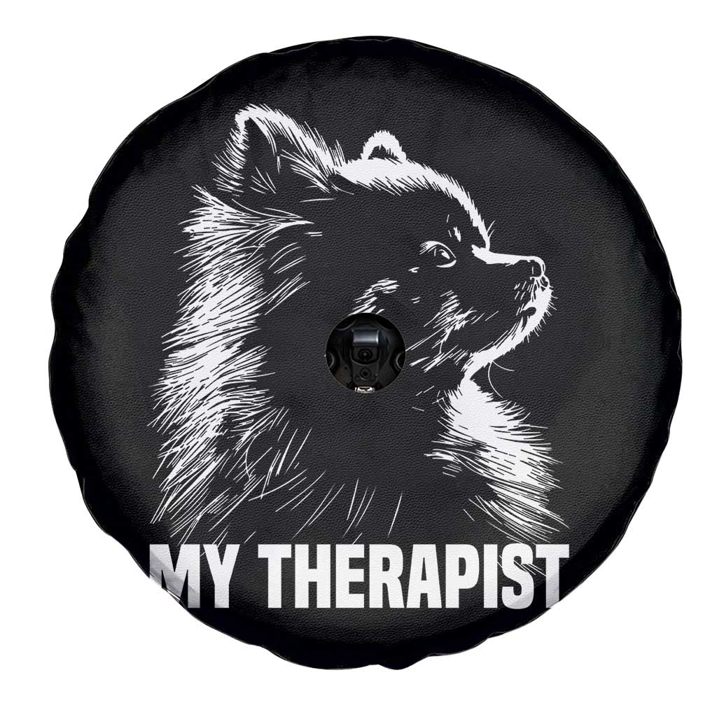 My Therapist Is A Pomeranian Spare Tire Cover Dog Lover Gift Idea