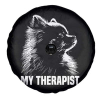 My Therapist Is A Pomeranian Spare Tire Cover Dog Lover Gift Idea