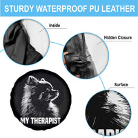 My Therapist Is A Pomeranian Spare Tire Cover Dog Lover Gift Idea