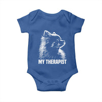 My Therapist Is A Pomeranian Baby Onesie Dog Lover Gift Idea