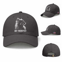 My Therapist Is A Pomeranian Baseball Cap Dog Lover Gift Idea