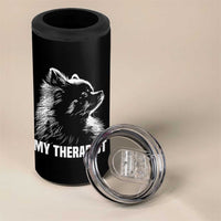 My Therapist Is A Pomeranian 4 in 1 Can Cooler Tumbler Dog Lover Gift Idea