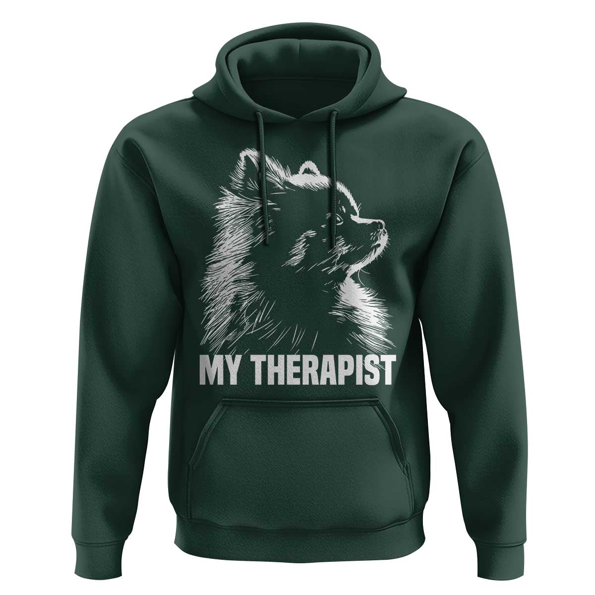 My Therapist Is A Pomeranian Hoodie Dog Lover Gift Idea
