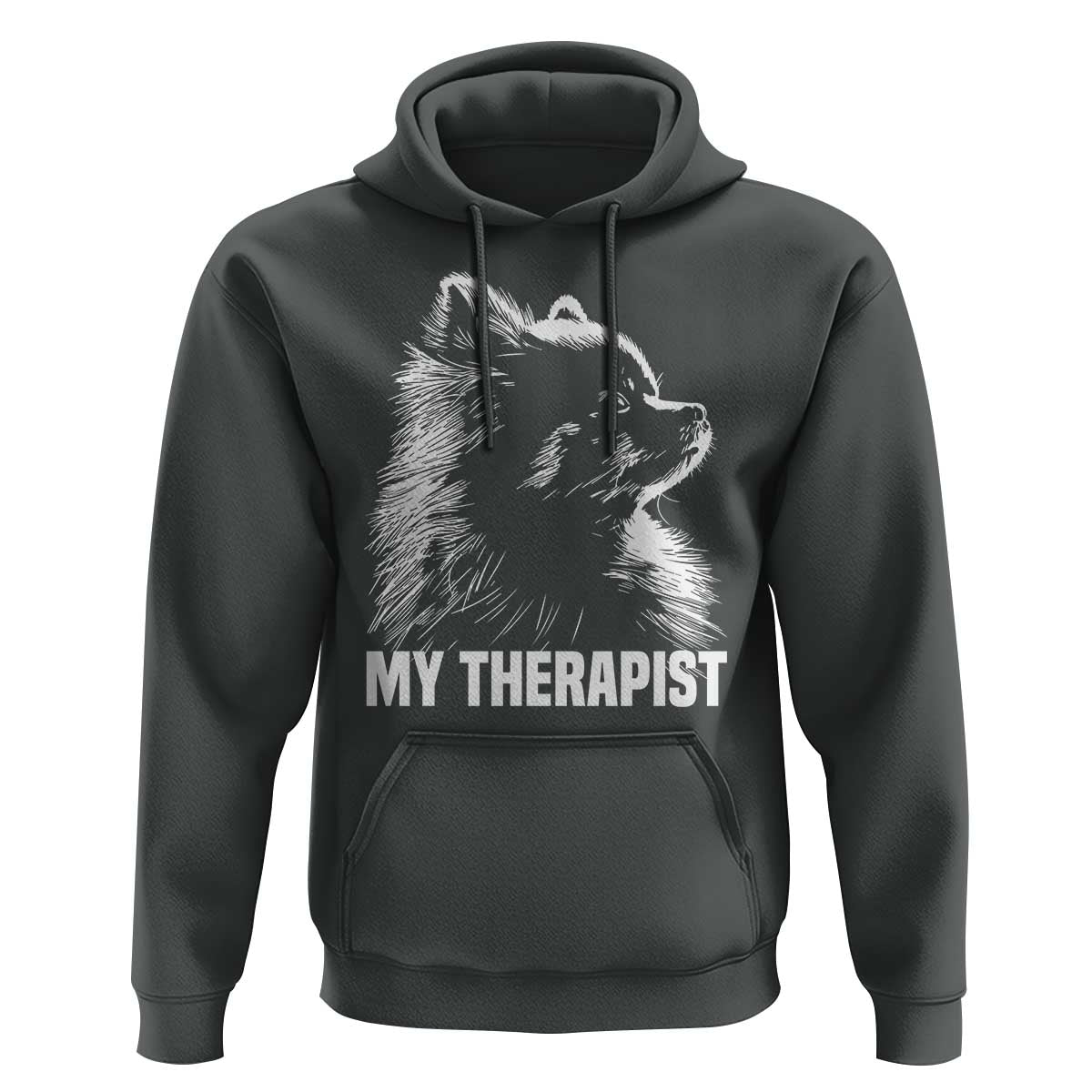 My Therapist Is A Pomeranian Hoodie Dog Lover Gift Idea