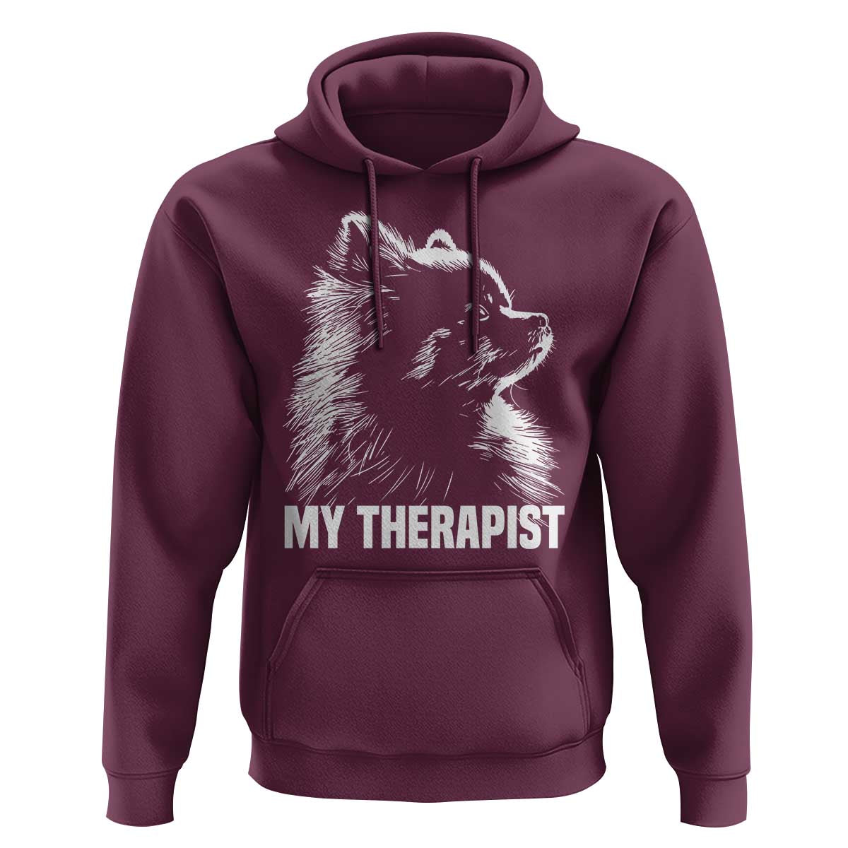 My Therapist Is A Pomeranian Hoodie Dog Lover Gift Idea