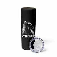 My Therapist Is A Pomeranian Skinny Tumbler Dog Lover Gift Idea