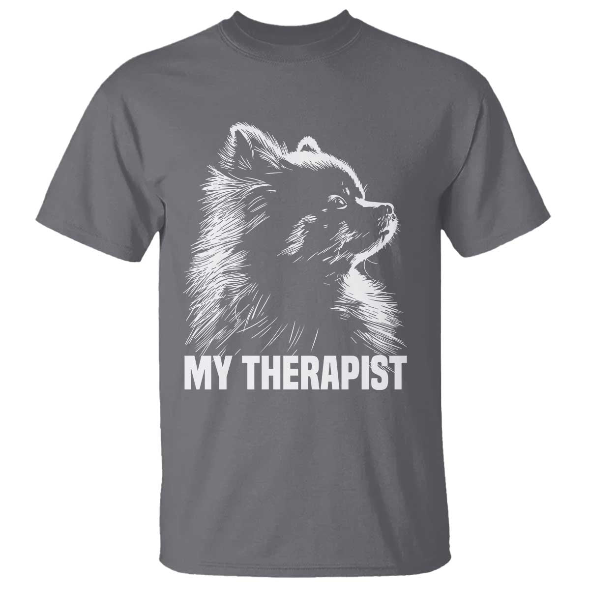 My Therapist Is A Pomeranian T Shirt Dog Lover Gift Idea
