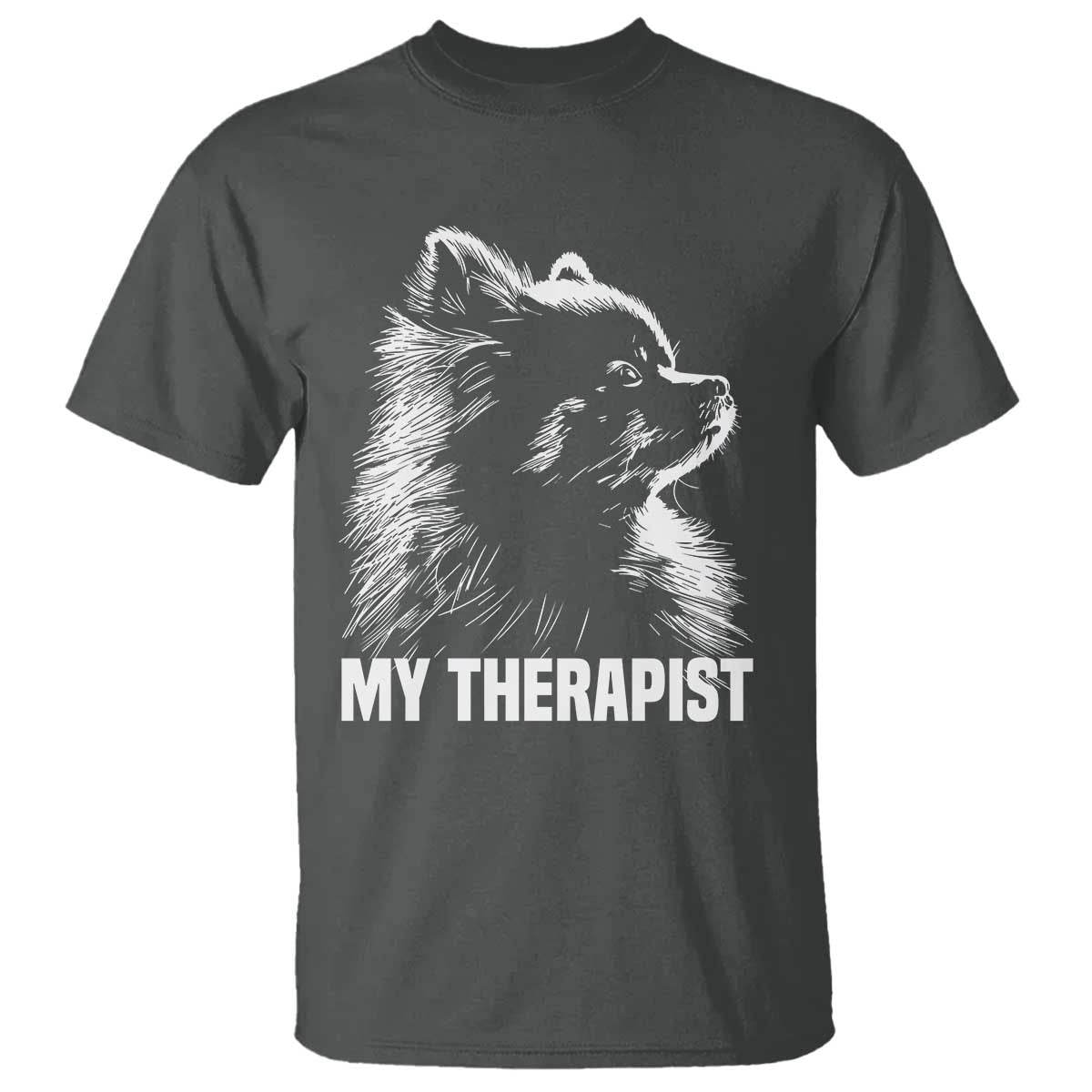 My Therapist Is A Pomeranian T Shirt Dog Lover Gift Idea