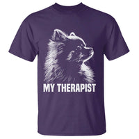 My Therapist Is A Pomeranian T Shirt Dog Lover Gift Idea