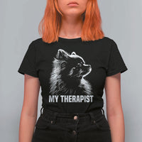 My Therapist Is A Pomeranian T Shirt For Women Dog Lover Gift Idea