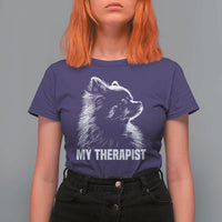 My Therapist Is A Pomeranian T Shirt For Women Dog Lover Gift Idea