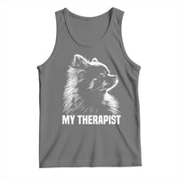 My Therapist Is A Pomeranian Tank Top Dog Lover Gift Idea