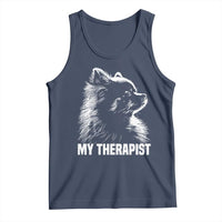 My Therapist Is A Pomeranian Tank Top Dog Lover Gift Idea