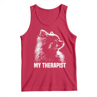 My Therapist Is A Pomeranian Tank Top Dog Lover Gift Idea