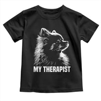 My Therapist Is A Pomeranian Toddler T Shirt Dog Lover Gift Idea