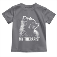 My Therapist Is A Pomeranian Toddler T Shirt Dog Lover Gift Idea