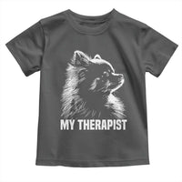 My Therapist Is A Pomeranian Toddler T Shirt Dog Lover Gift Idea