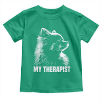 My Therapist Is A Pomeranian Toddler T Shirt Dog Lover Gift Idea