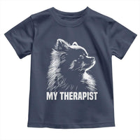 My Therapist Is A Pomeranian Toddler T Shirt Dog Lover Gift Idea