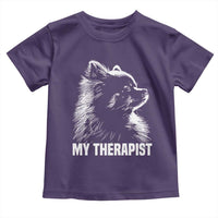 My Therapist Is A Pomeranian Toddler T Shirt Dog Lover Gift Idea