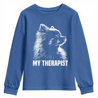 My Therapist Is A Pomeranian Youth Sweatshirt Dog Lover Gift Idea