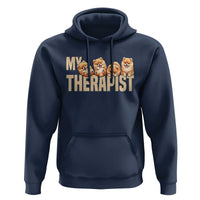 My Therapist Is My Dog Hoodie Cute Pomeranian Lover Meme