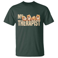 My Therapist Is My Dog T Shirt Cute Pomeranian Lover Meme