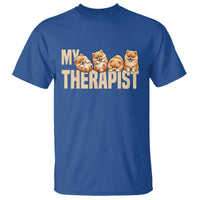 My Therapist Is My Dog T Shirt Cute Pomeranian Lover Meme