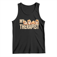 My Therapist Is My Dog Tank Top Cute Pomeranian Lover Meme