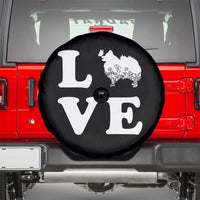 Love Pomeranian Spare Tire Cover Cute Pom Dog Lover Gift