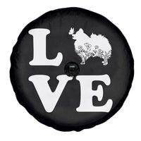 Love Pomeranian Spare Tire Cover Cute Pom Dog Lover Gift