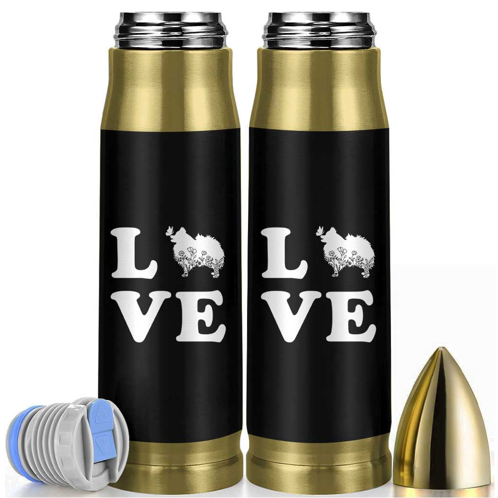 Love Pomeranian Bullet Tumbler Cute Pom Dog Lover Gift