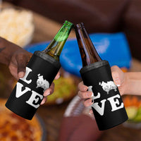 Love Pomeranian 4 in 1 Can Cooler Tumbler Cute Pom Dog Lover Gift