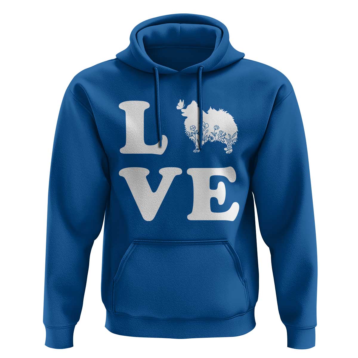 Love Pomeranian Hoodie Cute Pom Dog Lover Gift