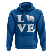 Love Pomeranian Hoodie Cute Pom Dog Lover Gift